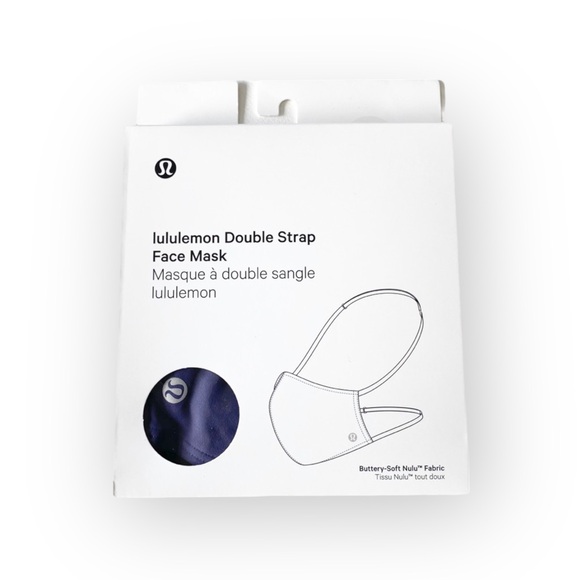 HTF: new Lululemon ॐ Double Strap Face Mask ॐ Midnight Orchid Nulu Fabric ॐ - Picture 14 of 16